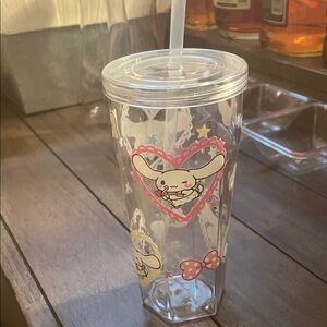 Cute Sanrio Character Tumbler with Straw